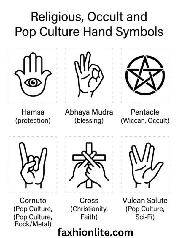Religious, Occult and Pop Culture Hand Symbols