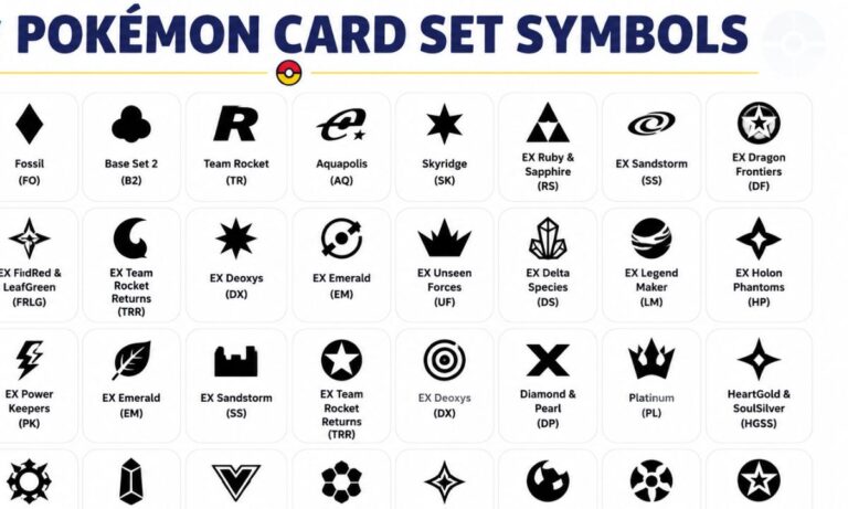 25+ Pokémon Card Set Symbols | How to Identify Every Expansion Fast