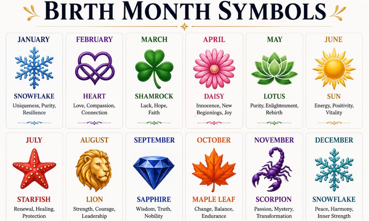 57+ Birth Month Symbols That Reveal Your True Personality And Destiny