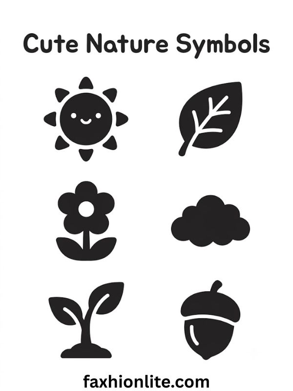 Cute Nature Symbols