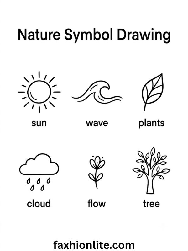 Nature Symbol Drawing
