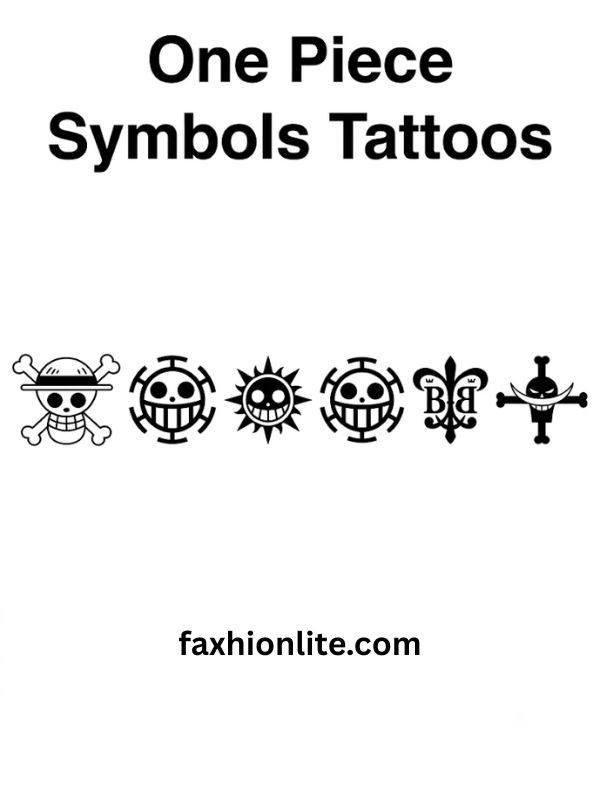 One Piece Symbols Tattoos