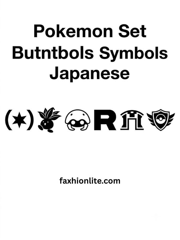 Pokemon Set Symbols Japanese