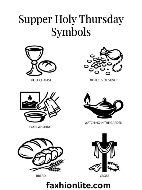 Supper Holy Thursday Symbols