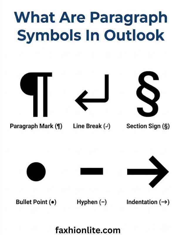 What Are Paragraph Symbols In Outlook?