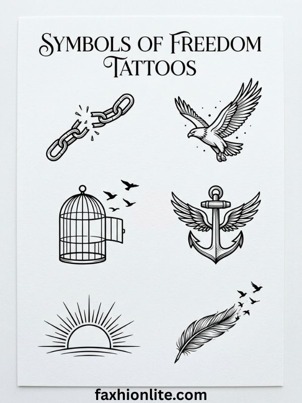 Symbols Of Freedom Tattoos