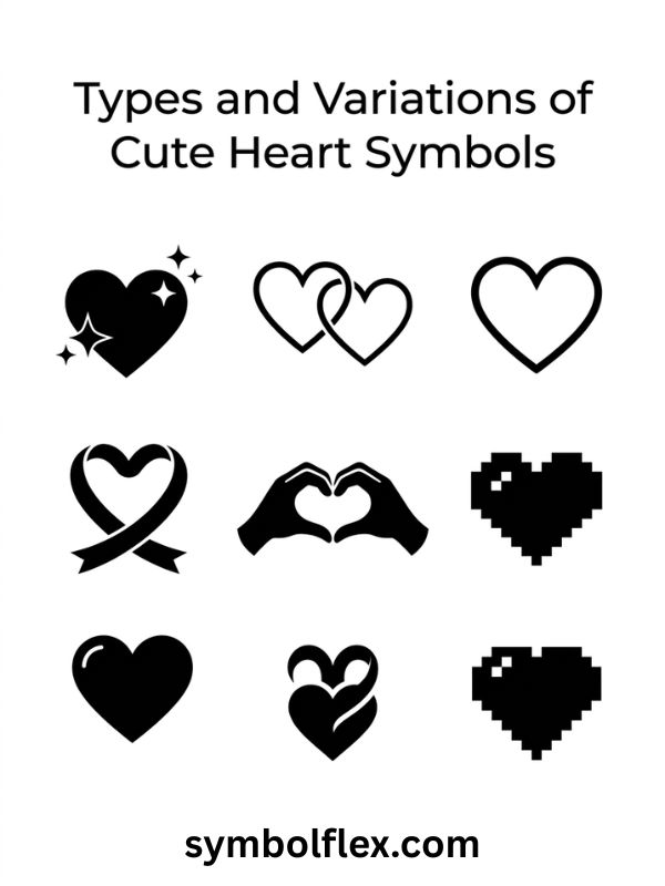 Types and Variations of Cute Heart Symbols