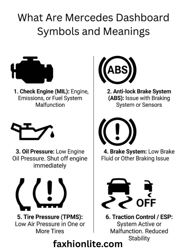 What Are Mercedes Dashboard Symbols and Meanings?