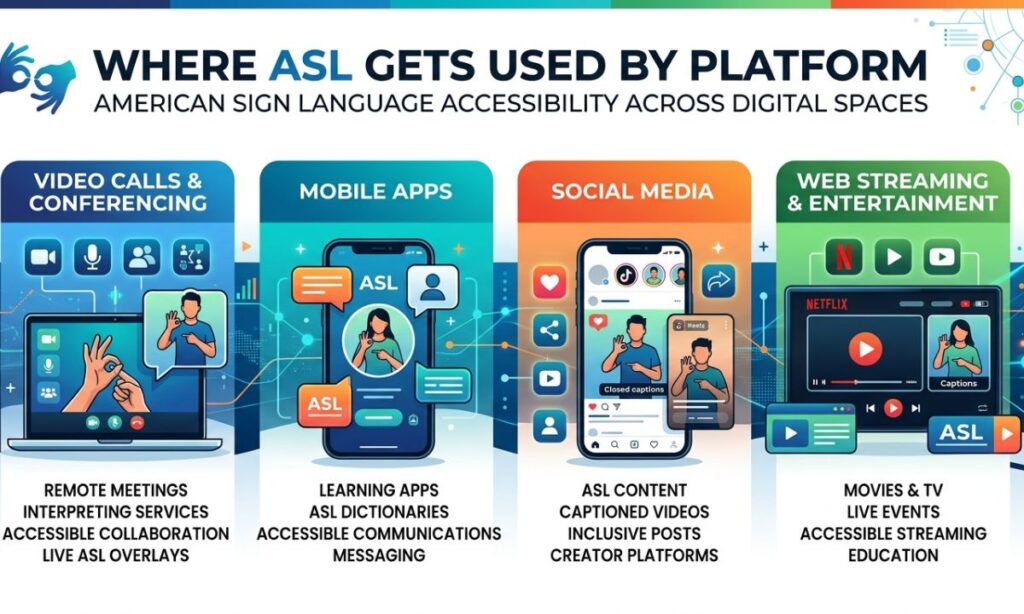 Where ASL Gets Used by Platform