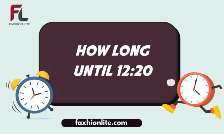 how long until 12:20