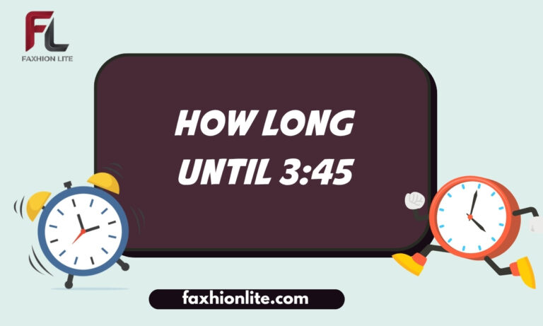 how long until 3:45